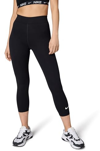 Nike Femme W NSW CLSC HR 7/8 Lbr Ankle Length Tight, Black/Sail, M EU
