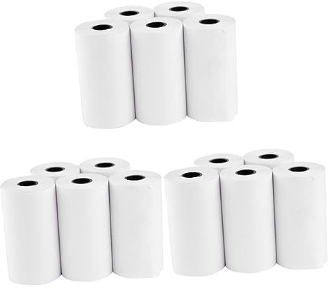 STOBOK 3 Set Di Di Carta Termica Per Registratore Di Cassa Di Carta Per Macchina Fotografica Istantanea Termica Di Alta Qualità Ampia Applicazione 5 * 3