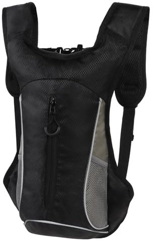 Guittly Fahrradrucksack klein | MTB Rucksack - Ultraleicht 330g / 6L | fahrrad rucksack wasserdicht für Herren & Damen | Trinkrucksack Fahrrad für Radsport,Camping,Laufen (Schwarz)