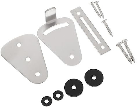 Yardenfun American Style Barn Sliding Door Lock for Indoor Wooden Sliding Door Home Cabin Use Barn Lock