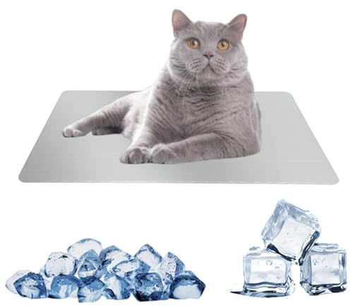 MUYYIKA Rabbit Cooling Pad Hamster for Pets Made of Aluminium Alloy Cooling of Pets for Guinea Pigs Hamsters