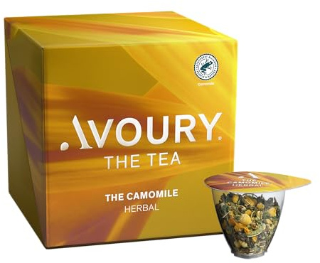 Avoury Tee-Kapseln – Premium Teesortiment für Avoury Teemaschine – Kräutertee: THE CAMOMILE