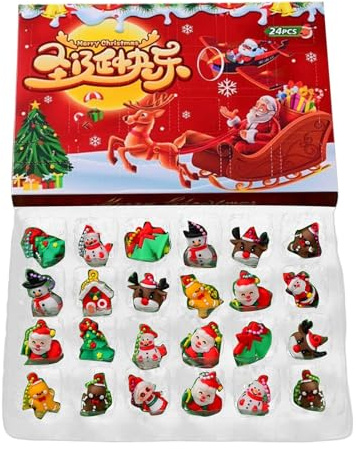 Calendario 'Avvento con conto alla rovescia, in PVC, ricaricabile, fai da te, decorazione natalizia, calendario delle vacanze per bambini, per dicembre, tradizioni familiari, stagionali