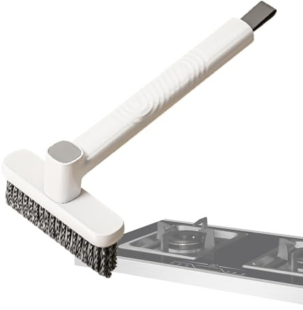 Cepillo para hendiduras | Gadget de cerdas ultrafinas – Diseño de cabeza en V, rotación de 360 grados, cepillos para hendiduras | para el hogar, cocina, sala de estar, baño, alféizar, esquinas