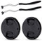 2 Pack 58mm Front Lens Cap Cover for Canon EOS 2000D 1300D 1200D 850D 800D 760D 750D 700D 650D 100D 200D 250D + 18-55mm Lens,Fujifilm XF 18-55mm/XC 16-50mm,Panasonic Lumix 12-60mm/14-140mm and More