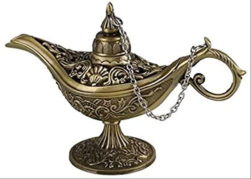 Venuy Lámpara Vintage Aladdined, Tetera, Aleación De Zinc, Oficina, Hogar, Escritorio, Decoración, Colección, Ruso, Especial, Creativo, Artesanía De Metal