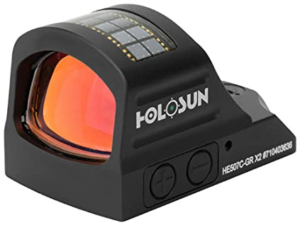 Holosun offenes Reflexvisier HE507C-GR-X2 mit wechselbarem Absehen, Grünpunkt Visier, Jagd, Airsoft, Militär, Elite Serie, RMR - 70152357