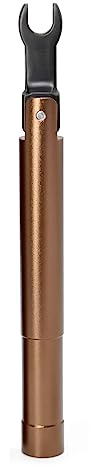 TOJOIN 1 pcs SMA Torque Wrench for RF Connector 8 in·lbs (0.9 N·m) Opening 8mm (5/16) for SMA 3.5mm/2.92mm Adapter Convertor Portable Spanner for Professionals Industry Brown