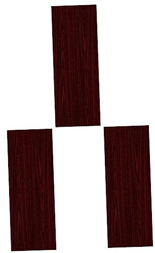 Angoily 3pcs Peel and Stick Floor Planks Pvc Backsplash Sticker Easy to Install Wood Grain