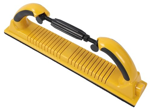 Ejoyous Longboard Hand Sanding File Block, Multifunction Manual Sanding Tool Dust Extraction Sanding Block with Handle 70 X 400mm