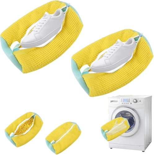 sneakwash,nikelon schuhreiniger Meister,Laundry Bag Shoes,Nikelon Schuhreiniger Meister Beutel,kaliteas Schuh Blitz Reiniger,Kick Revive Schuhwaschbeutel,cleanbag - Mikrofaser Schuhbeutel