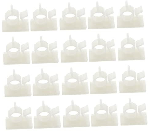 CAXUSD Kabelklebehalter Selbstklebend Für Kabelmanagement Kabelclip Organizer Vielseitig Einsetzbar Für Schreibtisch Kopfhörer Mobiltelefone