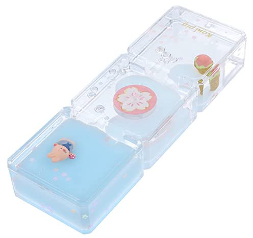 PHENOFICE Sablier à Huile Liquide Décoratif Animé, Minuterie De Liquide Barboteur Bleue, Ornement Créatif De Bureau, Objet Apaisant pour Décoration D’intérieur