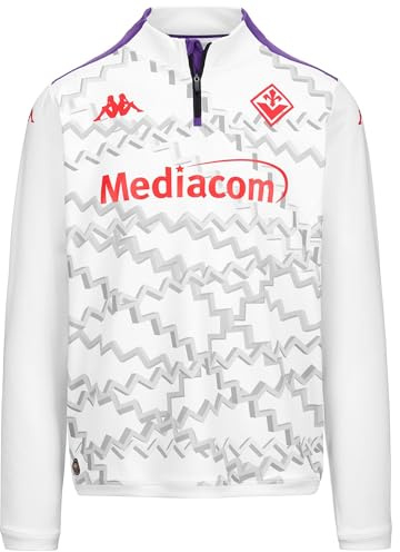 Kappa - Felpa, Bambino, Poliestere Riciclato, Calcio, Modello: Ablaspre PRO 8 Fiorentina