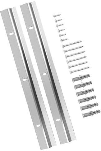 DOITOOL Robuste Spiegelhaken Französisches Klampenhalterungsset Für Wanddekoration Badezimmerspiegel Zum Aufkleben An Die