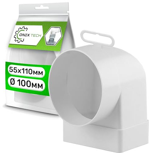 Curva Tubi Mista Verticale Ø 100mm con Temperatura Massima di Esercizio 60°C - Garanzia di 5 Anni - ONIX TECH