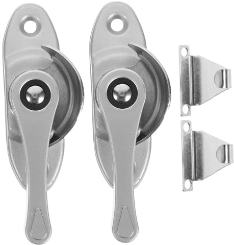 Ciieeo 2pezzi Serrature Ghigliottina Per Finestre Idonee Per Finestre Ghigliottina Singole e Doppie Nonché Per Scorrevoli Verticali e Orizzontali Per Migliorare Sicurezza e Privacy