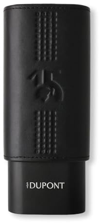 Estuche para 3 puros S.T. Dupont de cuero negro Behike 15 183203