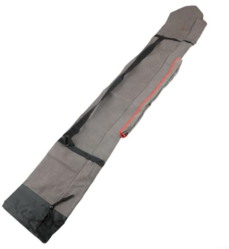 Sac de rangement pour parasols de pêche et de plage, sac de rangement en toile, sac de rangement et de transport pour parasol de terrasse, sac de rangement imperméable pour parasol de plage (gris)