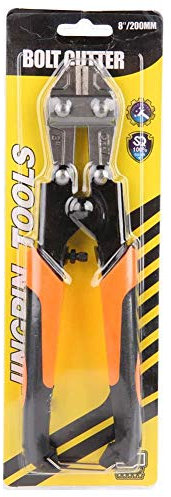 Mini-Bolt Cutter, 8inch Heavy-Cutter Mini-Bolt Cutters Wire Cable Cutter Pliers Shear Cutting Tool, pour couper les boulons, la chaîne, la tige filetée, le fil, etc.