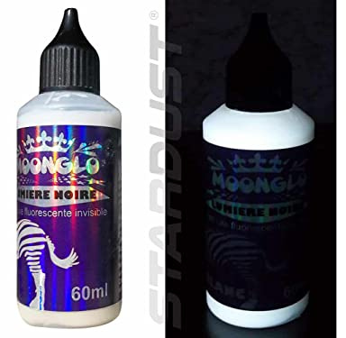 Stardust MOONGLO BLACKLIGHT INVISIBLE UV Farbe für Pinsel - WHITE 60ml