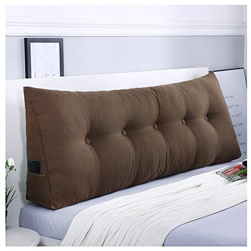 HYHMJ Dreieckig Keilförmig Keilkissen Betthaupt Reflux Kissen Positionierung Unterstützung Lagerungskissen Sofa Bett Sich Ausruhen Nackenstützkissen Mit Abnehmbar Abdeckung,J,80x50x20cm