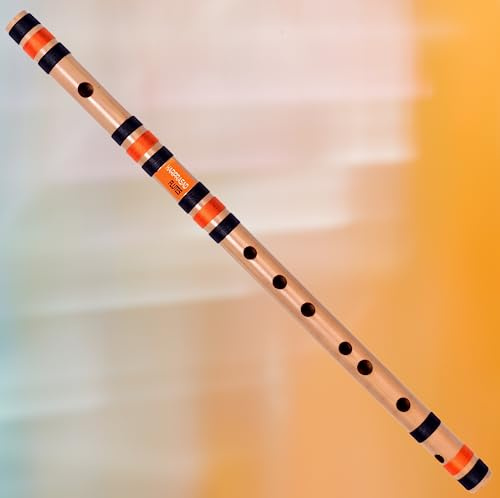 HARIPRASAD Flöjter Professional C# Sharp Medium Höger Hand Bansuri Musikinstrument Storlek 45,72 cm för nybörjare