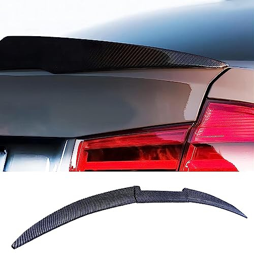 MEOMO Auto Heckspoiler für Mercedes Benz Classe B Sedan W206 W205 W204 W203 W202 CL203 Sedan Saloon, Auto Kofferraumspoiler Dachspoilerflügel Lippe Spoiler Bodykits Auto Zubehör,Carbon Fiber Look