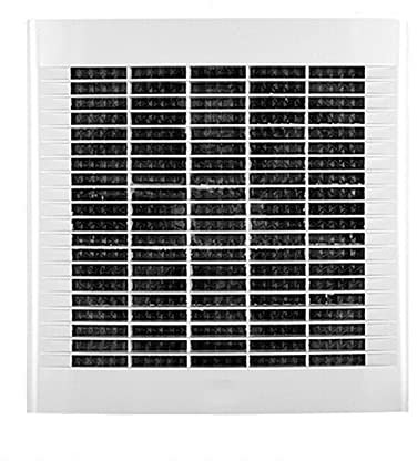 GRFIT Ventilation Fans 6 8 Exhaust Fan Mute Window-type Ventilating Fan for Bathroom Electric Shutter Two-way Exhaust Fan eith Remote Control, White Exhaust Fan (Size : 6 inches, Color : Gold)