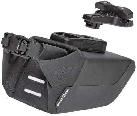 Fidlock Pinclip Saddle Bag + Base, S, Black (BLK)