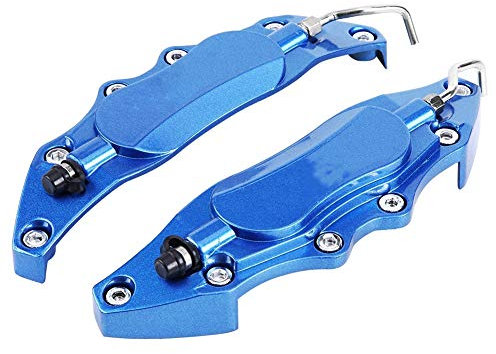 aqxreight Copertura Protettiva per Pinza Freno in Alluminio Ruota Piccolo Blu Rosso 14 Pollici 15 Pollici (Blue)