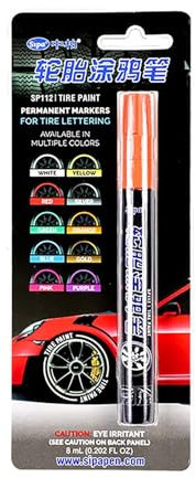 Reifenmalstift Reifenfarbe Lackstift Reifenreparaturstift Feine Spitze Permanent Tinte Reifenmarker Reifenstift Reifenstift Schriftmarker Reifenstift