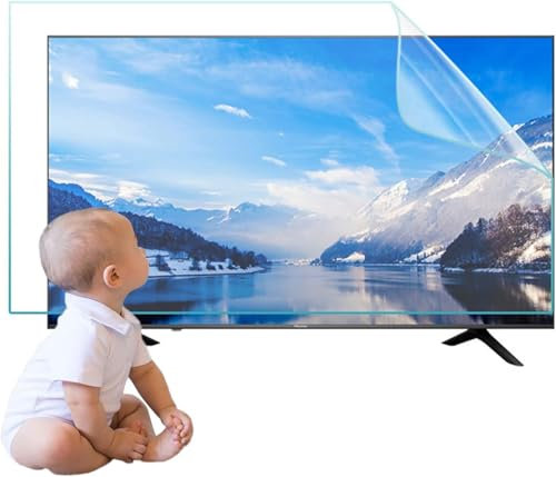 Protection d'écran TV Protection d'écran TV de Film antireflet for écran de télévision LCD 43-75 pouces, Film anti-rayures intérieur et extérieur anti-lumière bleue for LCD,LED,OLED et QLED 4K HDTV(70