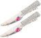 WOFASHPURET 2pièces Pince à Cheveux Métallique Avec Strass Accessoires Miniatures Pour Femmes Et Filles Clips De Coiffure Forme De Couteau Et Fourchette Pour Événements Et Tenues