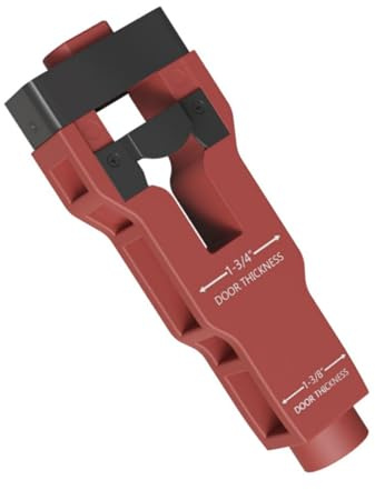 Generic Utensile per Mortasare la Serratura della Porta Taglierina Precisa e Durevole per la Lavorazione del Legno Porte da 1 3/4 Pollici a 1 3/8 Pollici