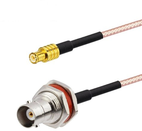 2-PCS BNC Female to MCX Male Pigtail Cable 15cm for DVB-T2 ATSC TV SDR USB Stick