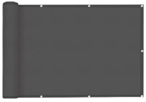 SUNNY GUARD Brise Vue Balcon 90x300cm Cache Vue Balcon,Protection UV,Coupe-Vent et Imperméable,pour Terrasse Jardin Balcon Patio,avec Attaches de câble,Anthracite