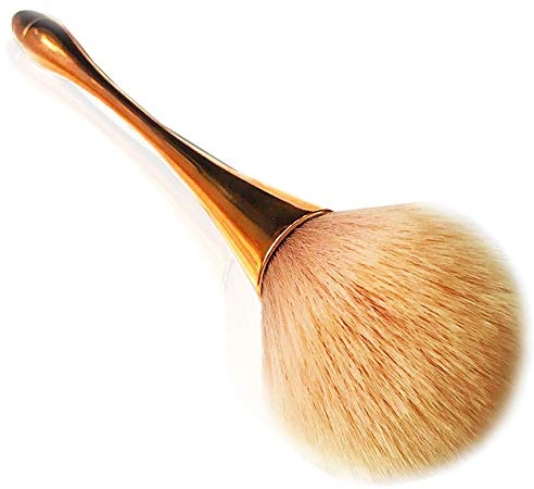 Super Large Mineral Powder Brush, Nail Brushes Kabuki Makeup Brushes Soft Fluffy Foundation Brush Blush Brush,Professional Powder Brushfor Daily Makeup(Rose Gold color) …