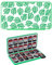 Konphat Game Card Case for Nintendo Switch/Switch Lite/OLED, Switch Cartridge Organizer Storage Box Game Holder with 24 Game Card & 24 Micro SD Cards Slots, Soft Silicone Lining, Magnet Closure