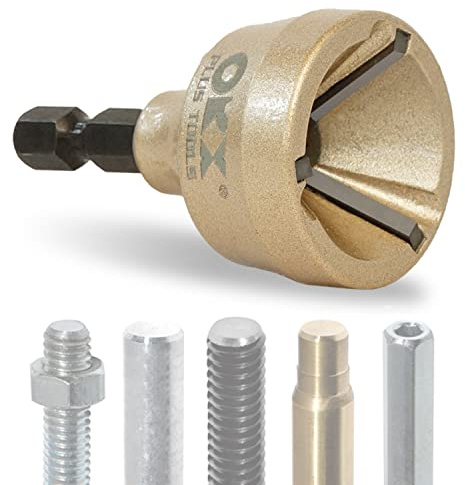 ORX PLUS TOOLS Outils d'ébavurage externe PO-045-TORXPLUS - Lame en tungstène - Foret d'ébavurage - Outils de retrait de bavure pour s'adapter à 3 mm-19 mm