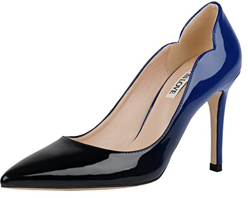 JOY IN LOVE Damen StilettosPumps | 8,9 cm hohe Absätze, geschlossene Zehen, Schlupfschuhe, Arbeit, Party, Hochzeitskleid