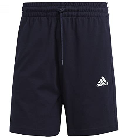 adidas Herren Essentials 3-Stripes Shorts, Legend Ink/White, M