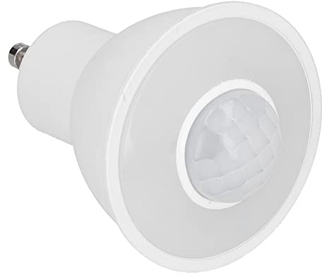 Ejoyous Lampadina con Sensore di Movimento a LED, 5W GU10 Lampada con Sensore PIR Sensore di Movimento Lampadine a LED Bianco Freddo 6000k Lampada di Rilevamento della Luce di Sicurezza