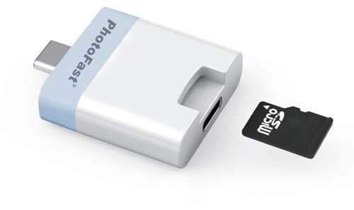 PhotoFast PhotoCube PD Plus: copia de seguridad automática inteligente de fotos y vídeo, la unidad flash Photo Stick, soporta hasta 2 TB MicroSD para iPhone, Android, iPad y tableta