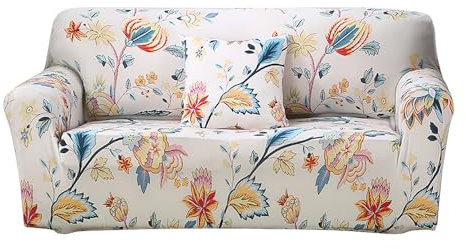 Meigeh Sofabezug Stretch Sofaüberwurf Ecksofa L Form Couch Uberwurf Abwaschbare Sofahusse U Form rutschfeste Träumen 1 Sitzer