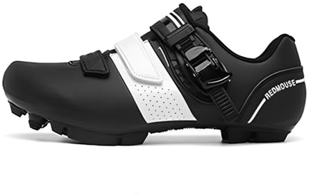 Hixingo Uomo Scarpe MTB Donna Scarpe Mountain Bike Compatibili Pedali SPD, Unisex Scarpe Ciclismo Traspirante All'aperto per Bici