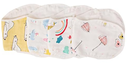 ifundom 4stücke Speicheltuch Bandanna Sabberlätzchen Beißlätzchen Für Kleinkinder Schutz Vor Speichel Und Nässe