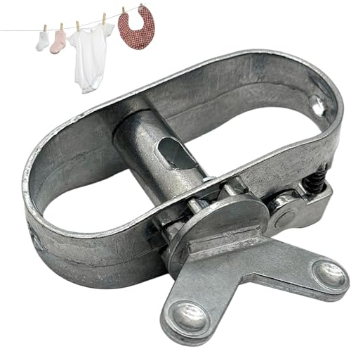 Mini treuil 3.1x0.8x2, 5 pouces Rotumeur de corde en alliage de zinc, tendeur fil pour le resserrement des clôtures, cordes piscine, cordes à linge et usage extérieur