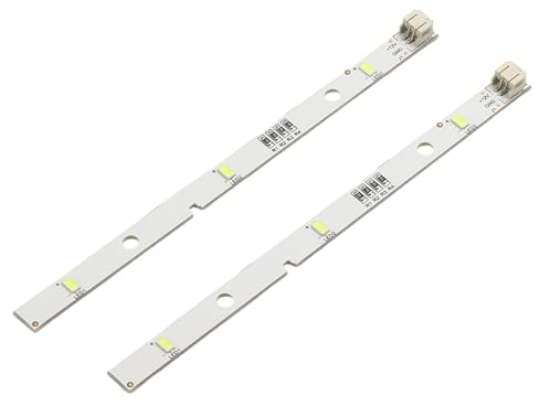 2 piezas Luminosas Led para Refrigerador, Luz de Refrigerador para Frigorífico Rongsheng/Hisense E349766 MDDZ-162A 1629348 DC12V 2W, Blanco Frío, para KIFF5017, KIFF5020, KIFF7017 [Clase de eficiencia