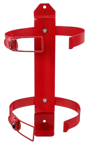 SHERCHPRY Soporte 2kg Resistente Extintor en Incendios de Hierro Ajustable Tamaño para Montaje Pared, Adecuado Fábricas y Tiendas